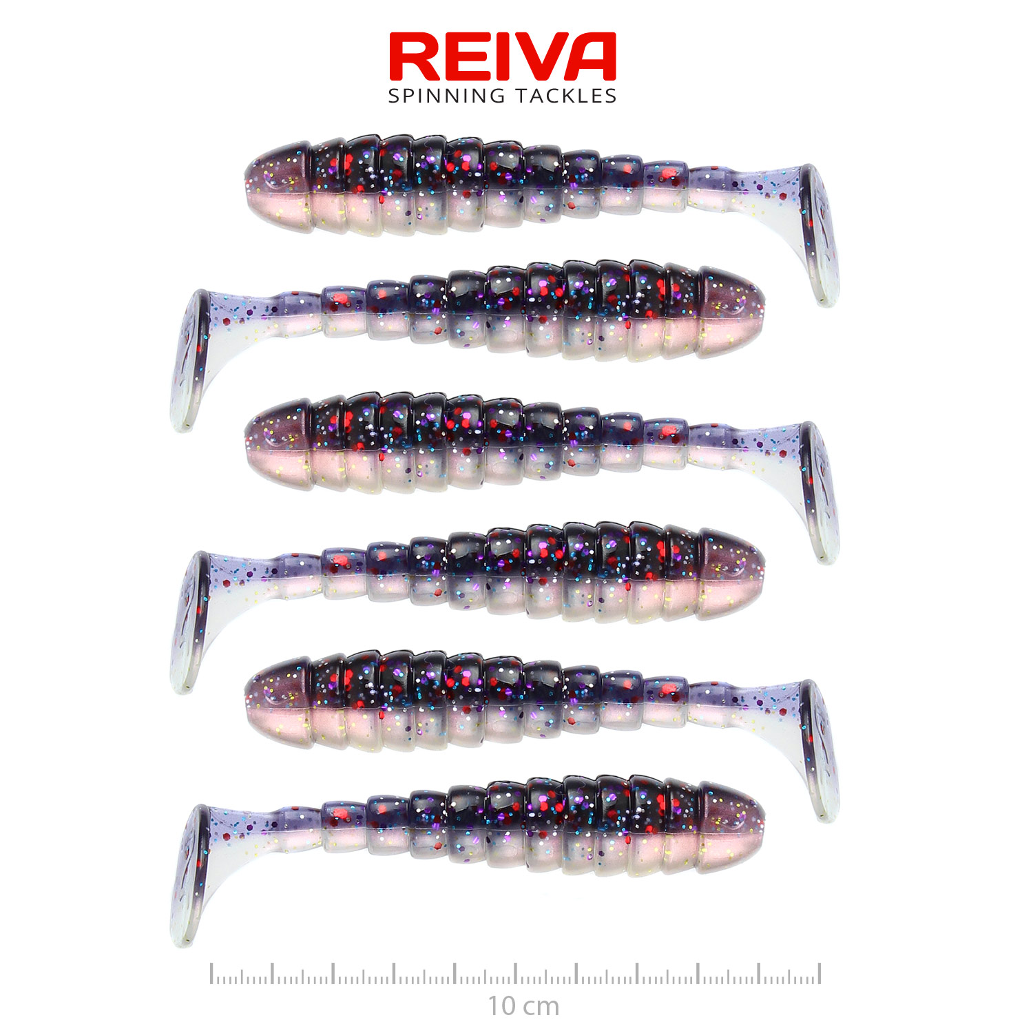 Reiva Stream Shad 10cm (Purple Pearl)